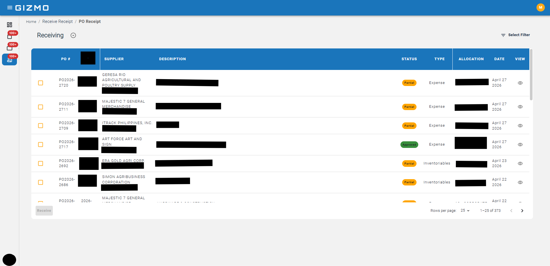 GIZMO — Accounting System screenshot 8
